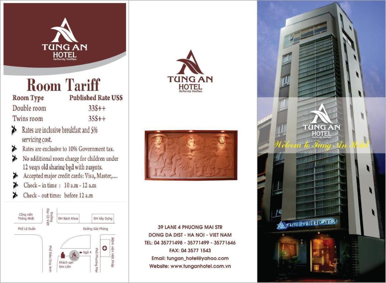 Tung An Hotel Hanoi Eksteriør billede